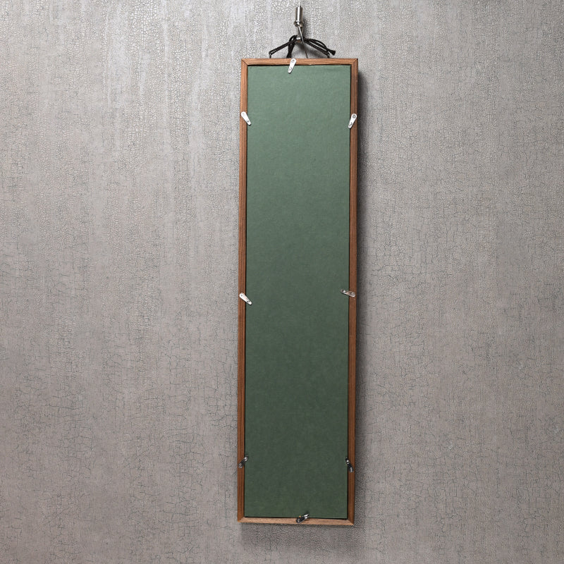 Framed Tanzaku Poem Card, Yamame ーのむら 清六 "山女魚"
