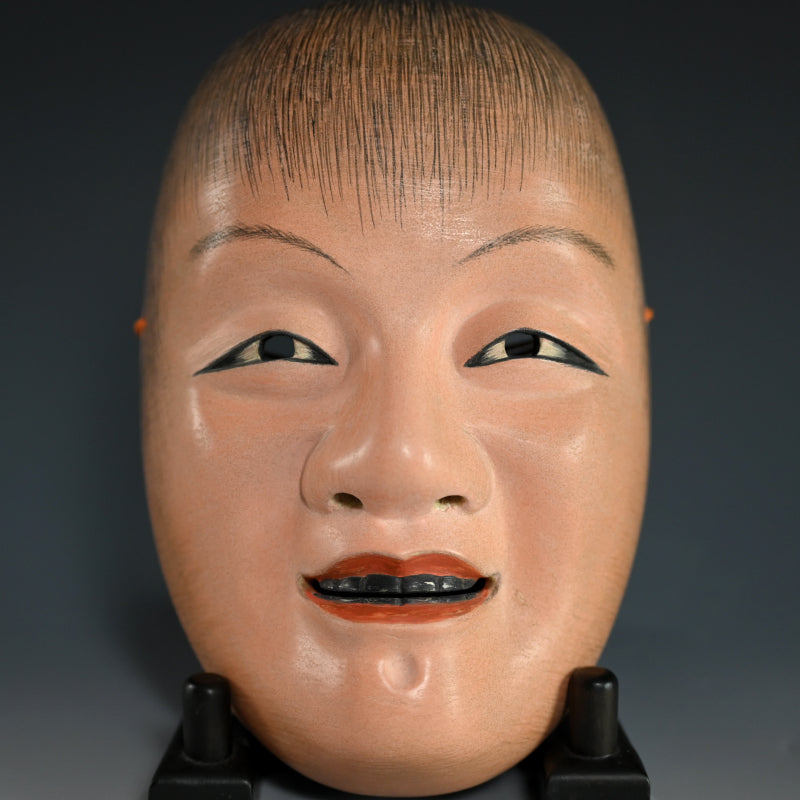 Otoko Noh Mask named “DOUJI / 童子” which means child