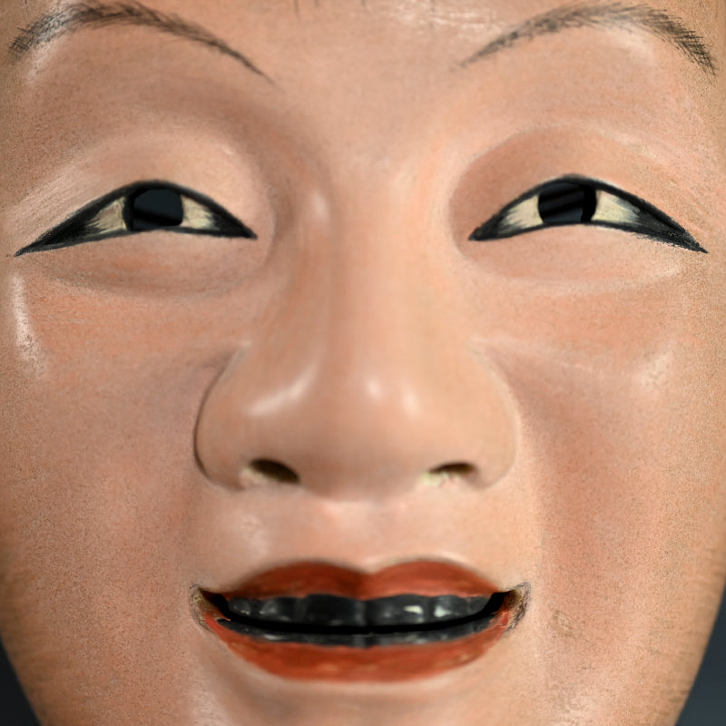 Otoko Noh Mask named “DOUJI / 童子” which means child