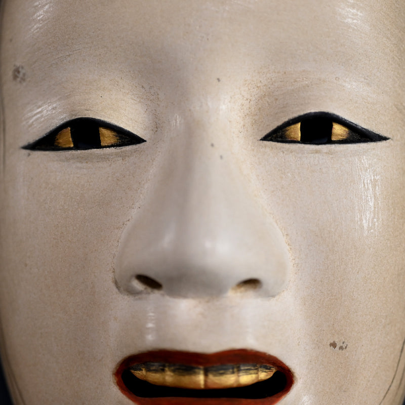 Traditional Japanese Female Noh Mask, “DEIGAN / 泥眼”