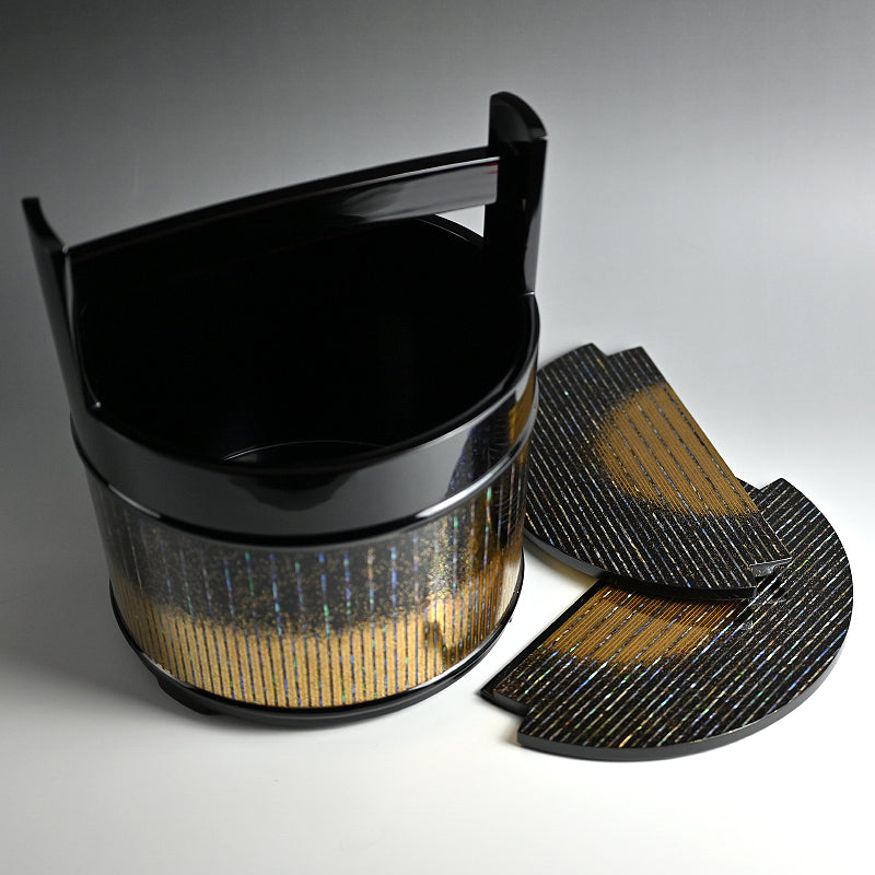 Contemporary Lacquer Mizusashi ー服部 峻昇 “水差 月の海”