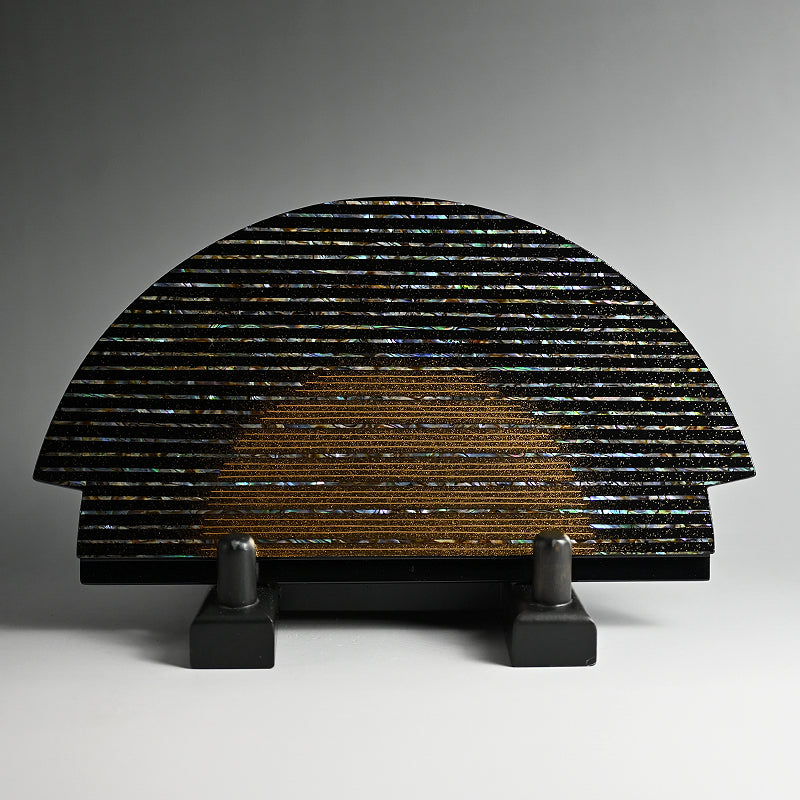 Contemporary Lacquer Mizusashi ー服部 峻昇 “水差 月の海”