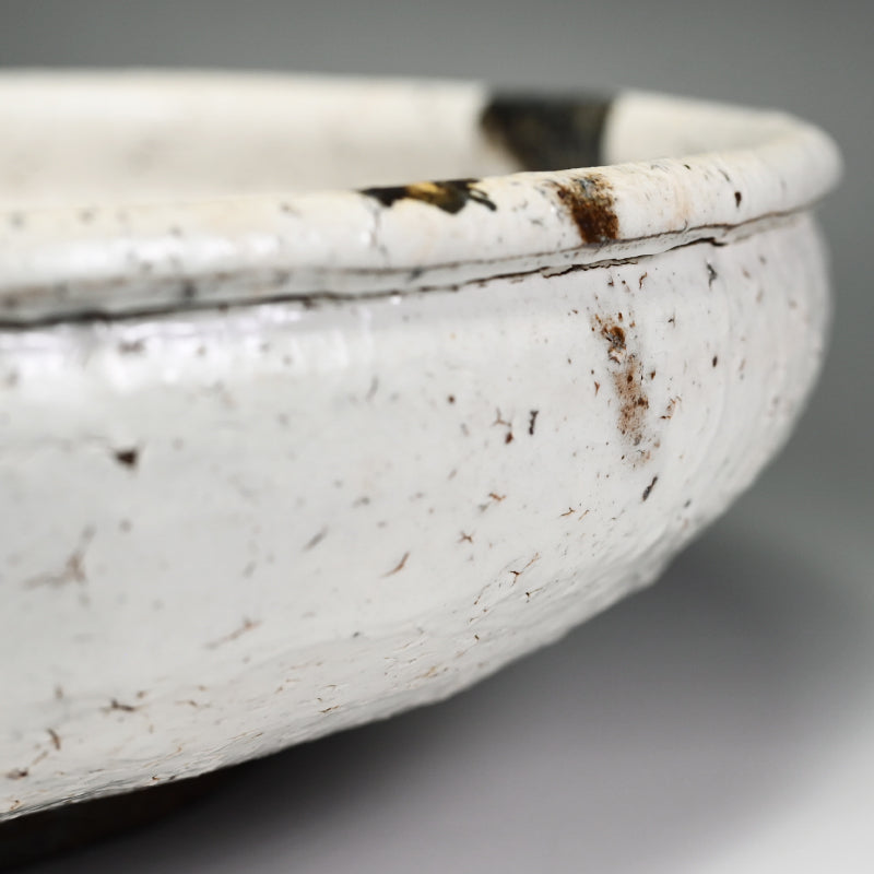 Fabulous Large Bowl ー中川 自然坊 “絵粉引唐津 鉢”