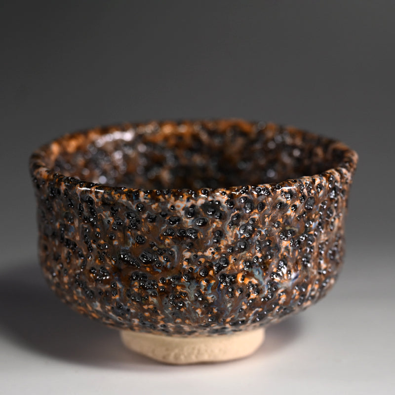 Very Unusual Tenmoku Chawan ー木村 盛康 "天目釉 茶碗"