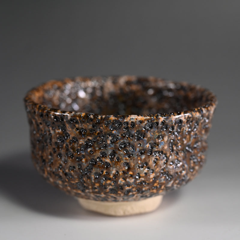 Very Unusual Tenmoku Chawan ー木村 盛康 "天目釉 茶碗"