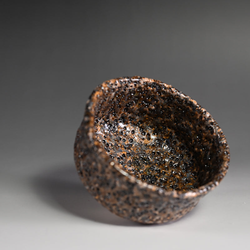 Very Unusual Tenmoku Chawan ー木村 盛康 "天目釉 茶碗"