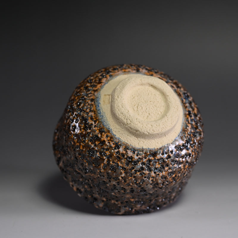 Very Unusual Tenmoku Chawan ー木村 盛康 "天目釉 茶碗"