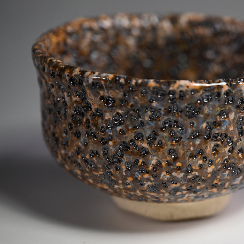 Very Unusual Tenmoku Chawan ー木村 盛康 "天目釉 茶碗"