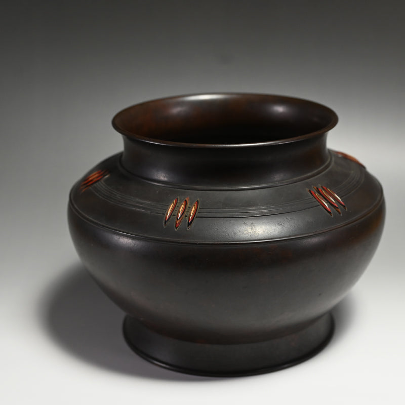 Art Deco era Bronze Vase ー山本 純民