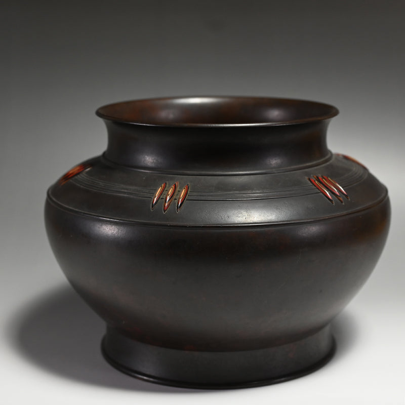 Art Deco era Bronze Vase ー山本 純民