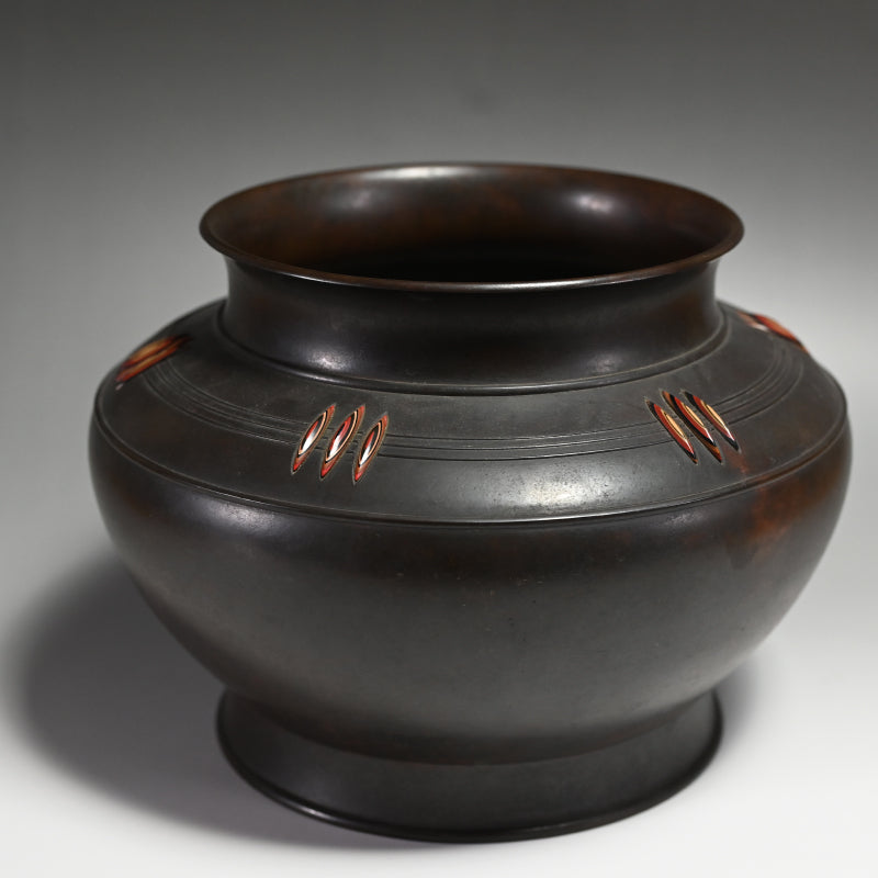 Art Deco era Bronze Vase ー山本 純民