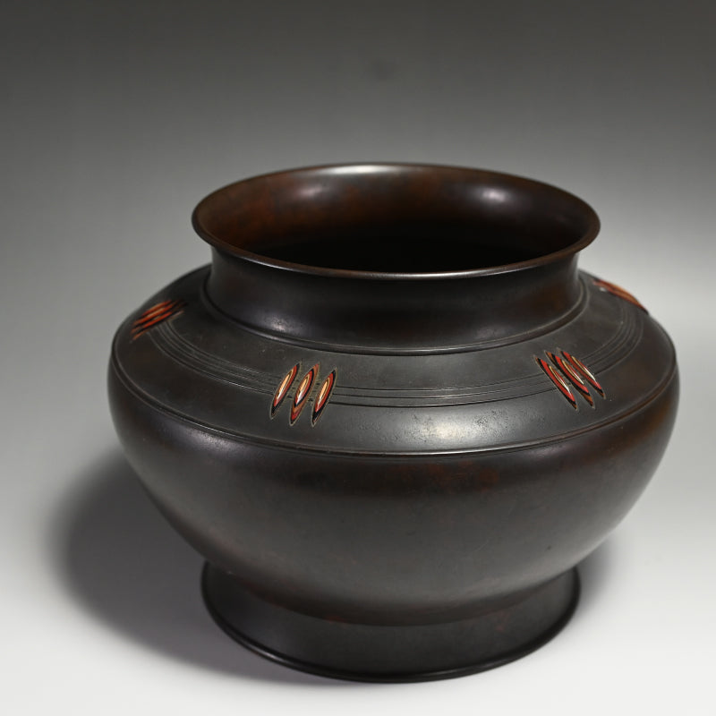 Art Deco era Bronze Vase ー山本 純民