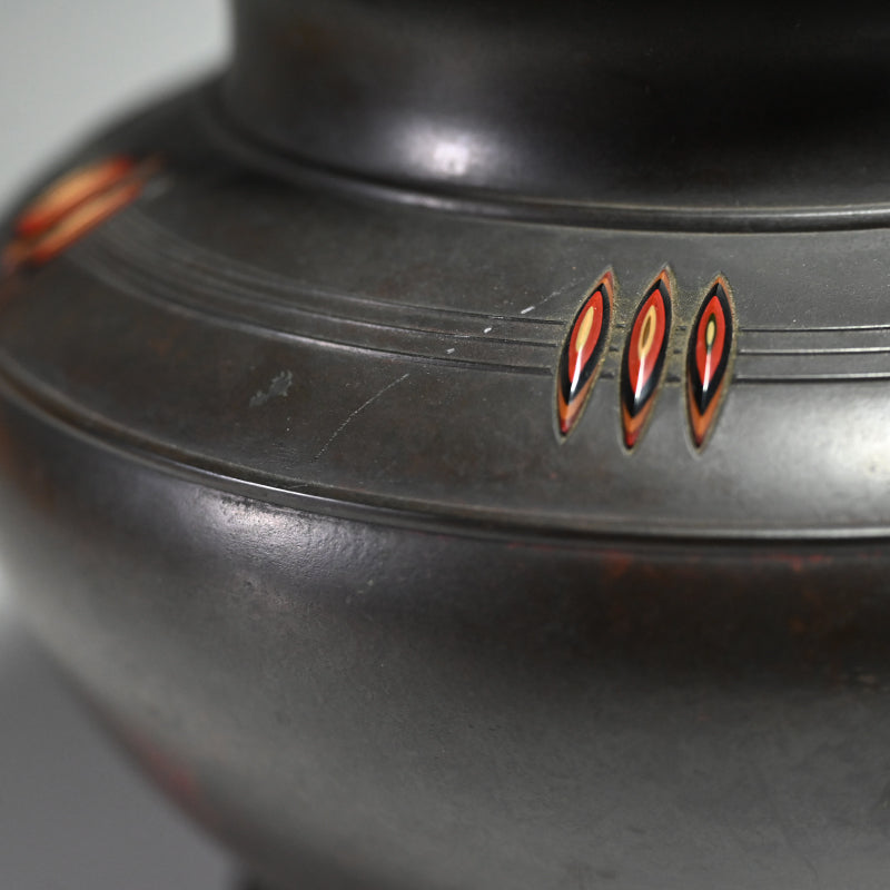 Art Deco era Bronze Vase ー山本 純民