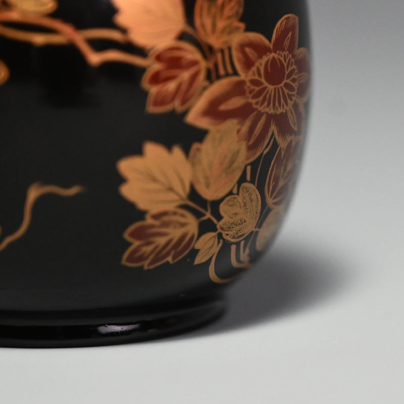 Exquisite Antique Japanese Lacquer Cha-Tsubo Tea Jar ー高台時蒔絵漆茶壺