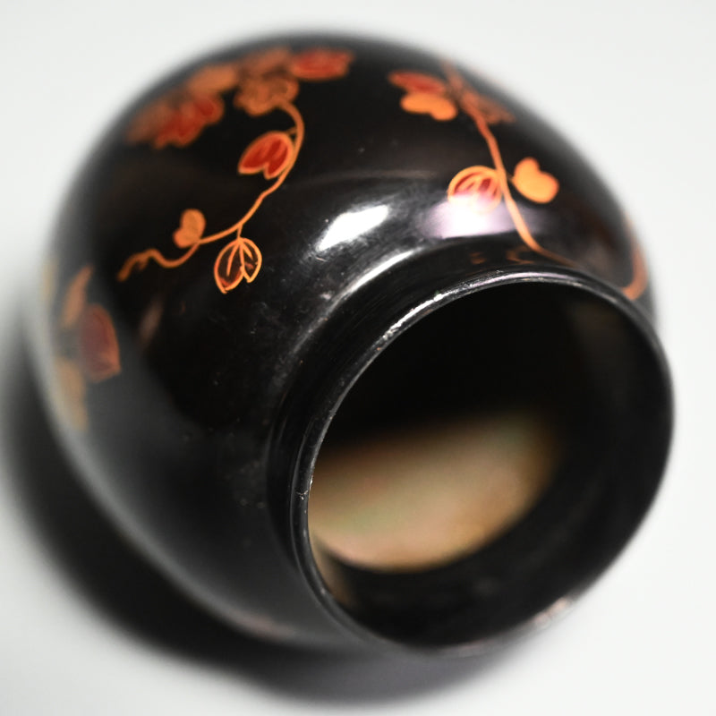 Exquisite Antique Japanese Lacquer Cha-Tsubo Tea Jar ー高台時蒔絵漆茶壺
