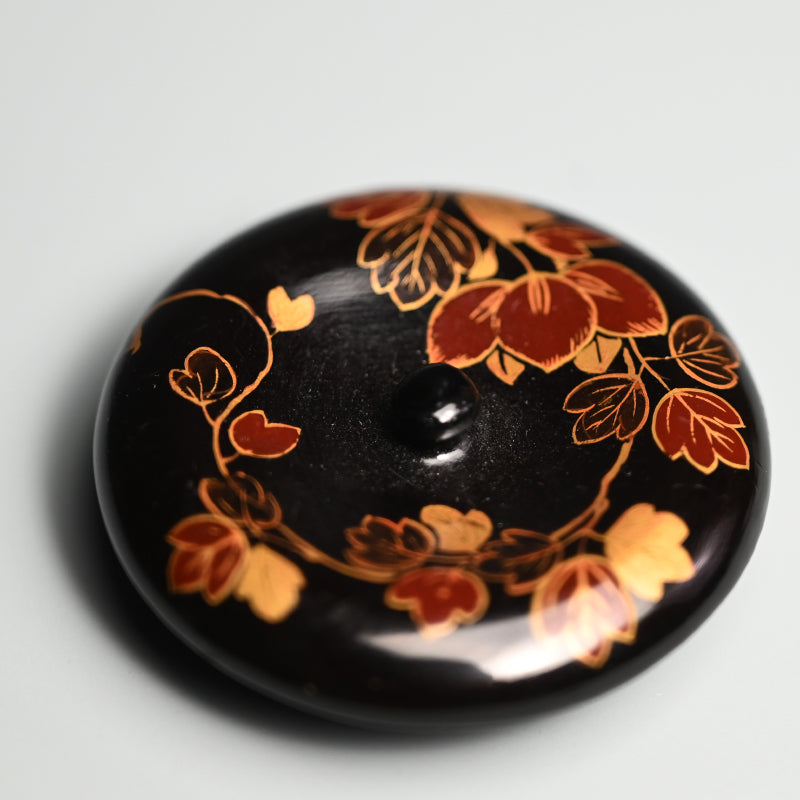 Exquisite Antique Japanese Lacquer Cha-Tsubo Tea Jar ー高台時蒔絵漆茶壺