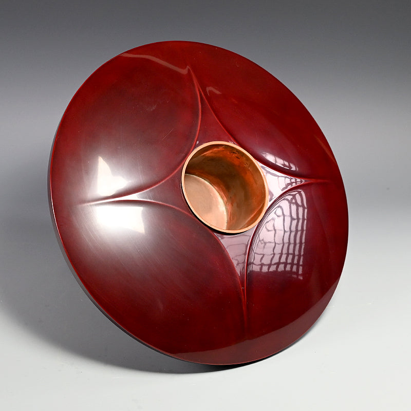 A fabulous modernist Lacquer Vase ー中 清太郎 "乾漆 花器"