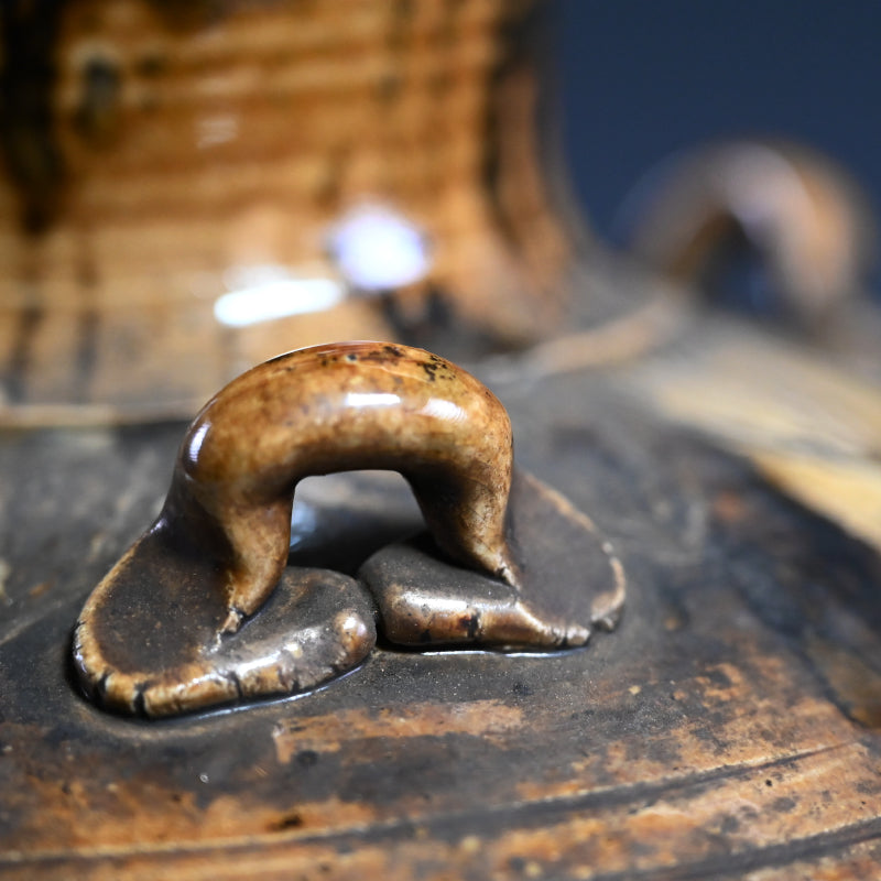 Fabulous Meiji P. Shodai Chatsubo Tea Leaf Storage Jar
