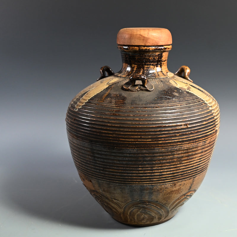 Fabulous Meiji P. Shodai Chatsubo Tea Leaf Storage Jar