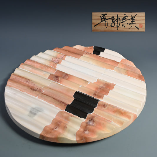 Circle Ceramic Plate:RE-CREATIONS ー寄神 宗美 1996年 "丸陶板"