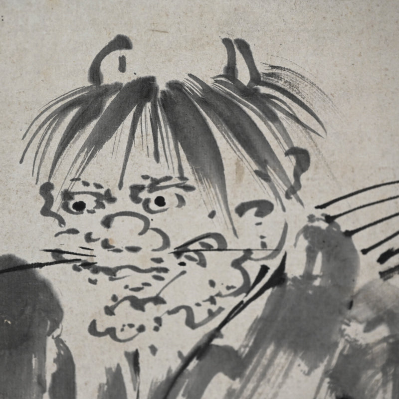 Oni in Priests Habit on Begging Rounds by Soryu