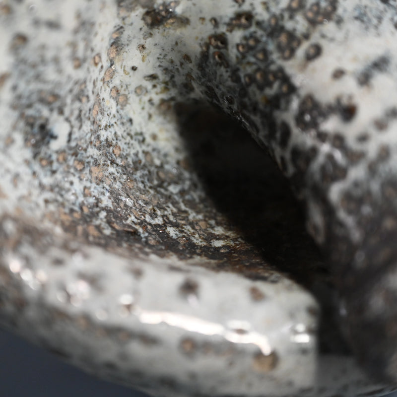 Beautiful Antique Collapsed Blue Kiln Flaw Vase