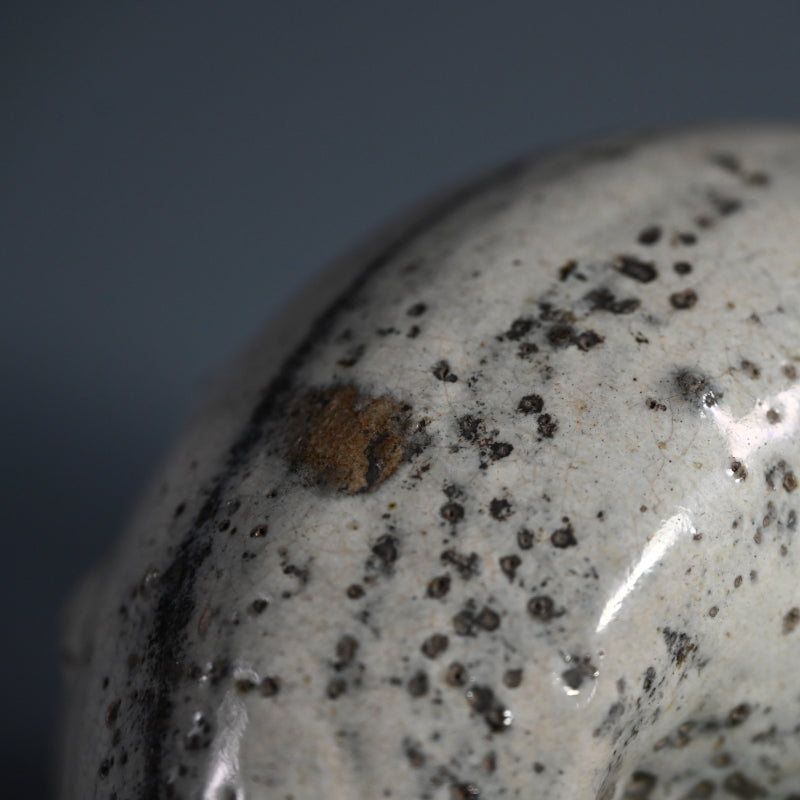 Beautiful Antique Collapsed Blue Kiln Flaw Vase