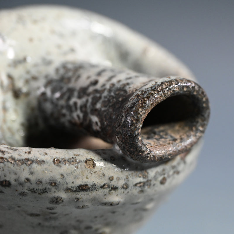 Beautiful Antique Collapsed Blue Kiln Flaw Vase