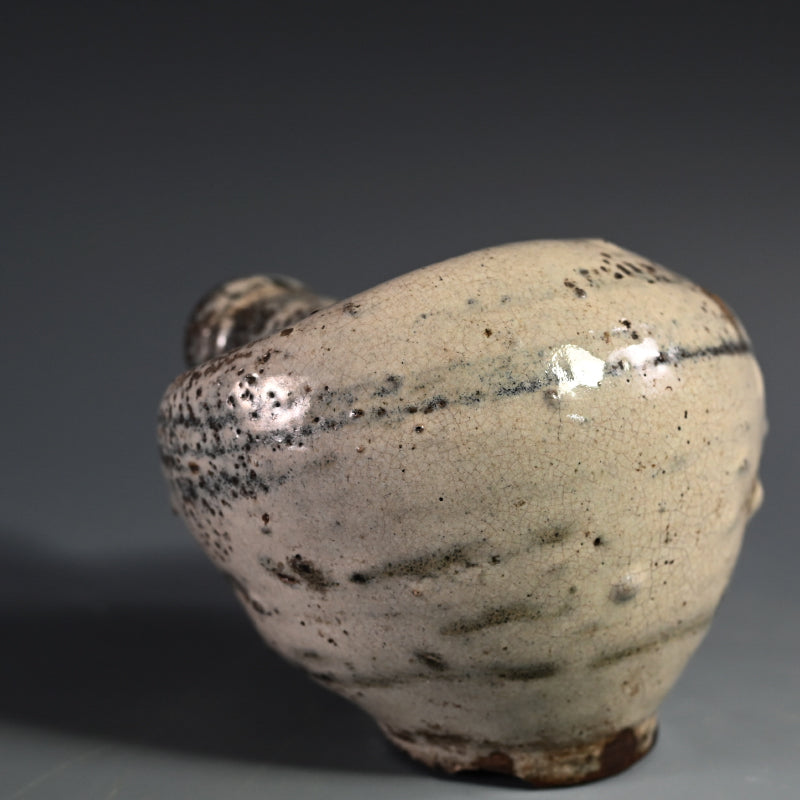 Beautiful Antique Collapsed Blue Kiln Flaw Vase