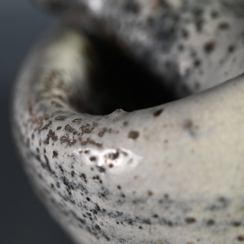 Beautiful Antique Collapsed Blue Kiln Flaw Vase