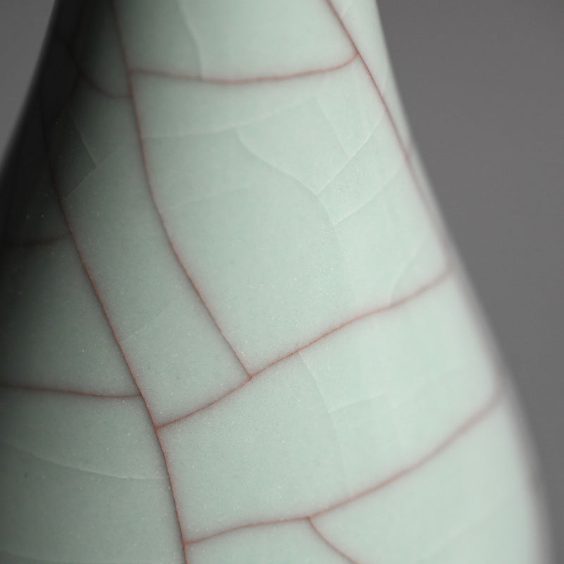 Magnificent Celadon Vase ー浦口 雅行 “青瓷花生”