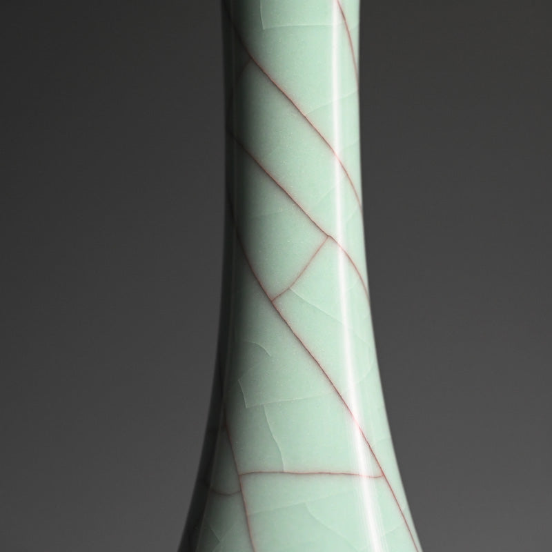 Magnificent Celadon Vase ー浦口 雅行 “青瓷花生”