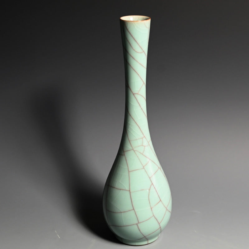 Magnificent Celadon Vase ー浦口 雅行 “青瓷花生”