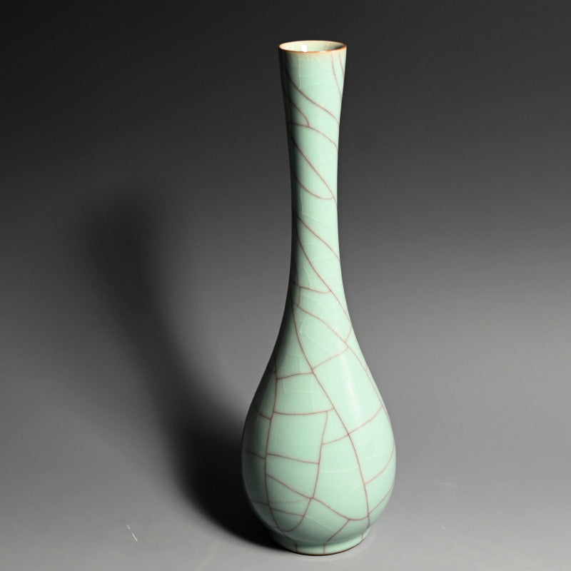 Magnificent Celadon Vase ー浦口 雅行 “青瓷花生”