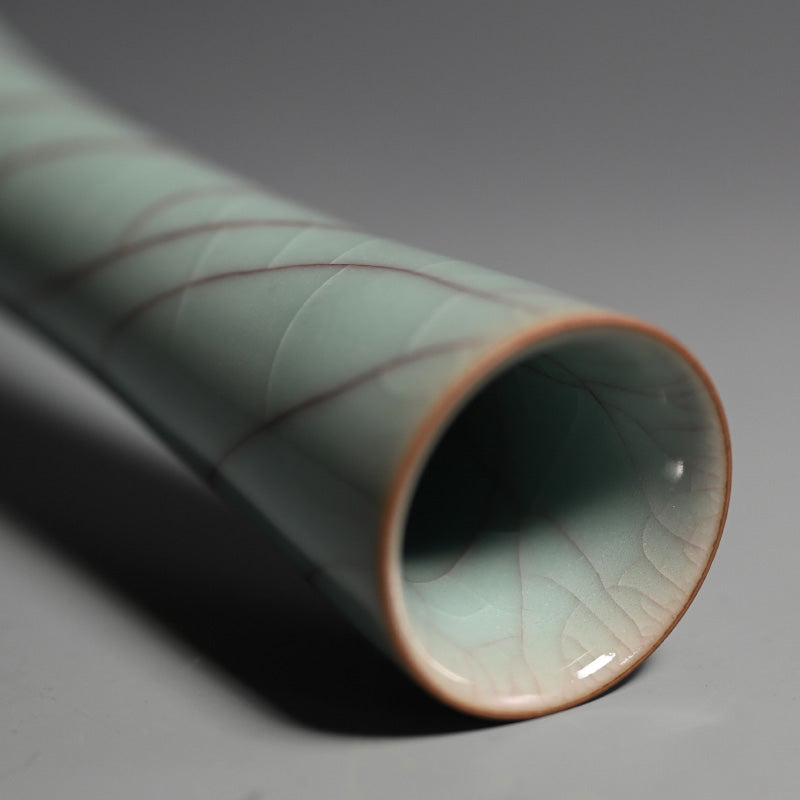 Magnificent Celadon Vase ー浦口 雅行 “青瓷花生”