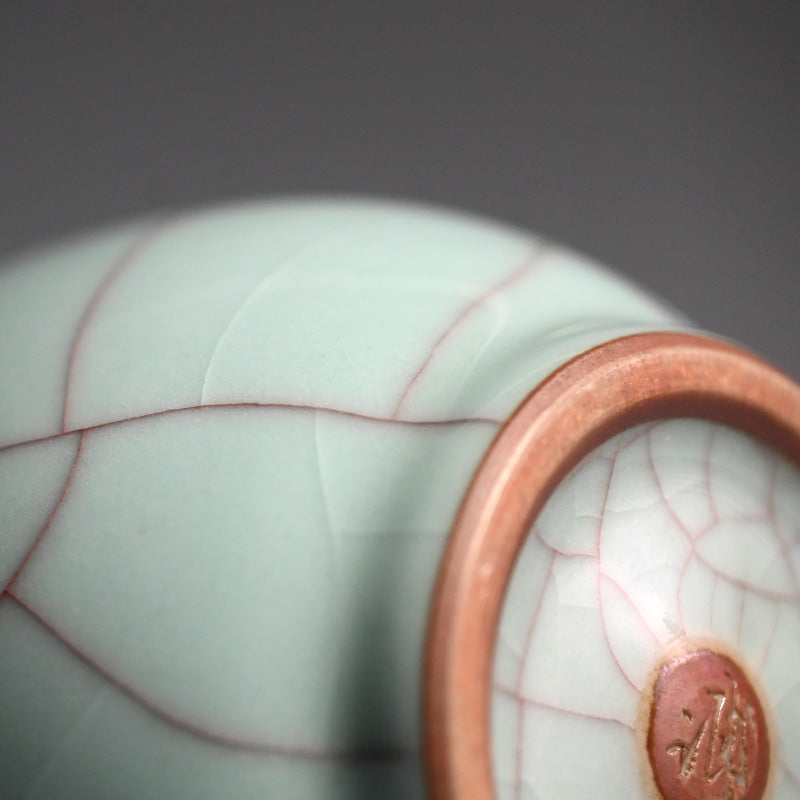 Magnificent Celadon Vase ー浦口 雅行 “青瓷花生”