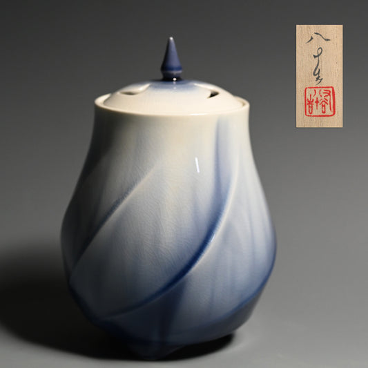 Yasokichi Koro Incense Burner ー四代 徳田 八十吉 “彩釉香炉”