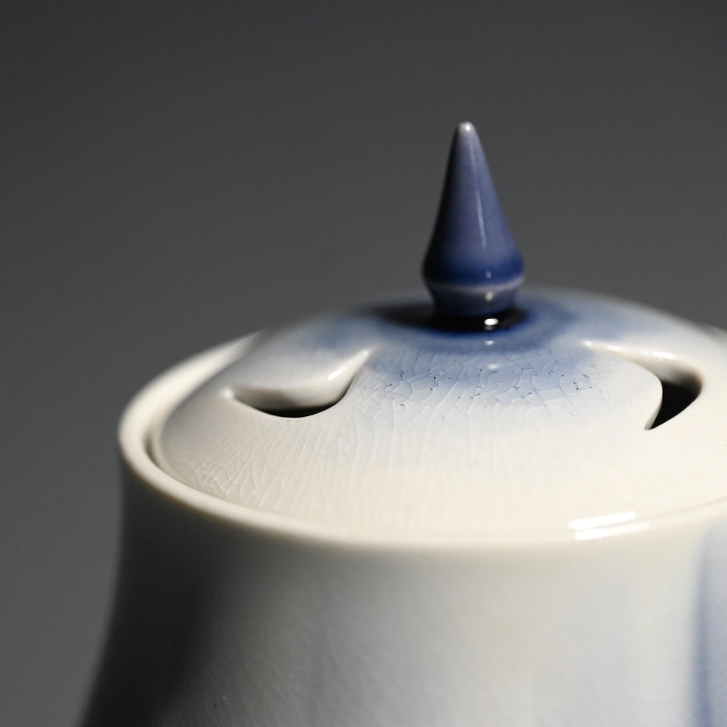 Yasokichi Koro Incense Burner ー四代 徳田 八十吉 “彩釉香炉”