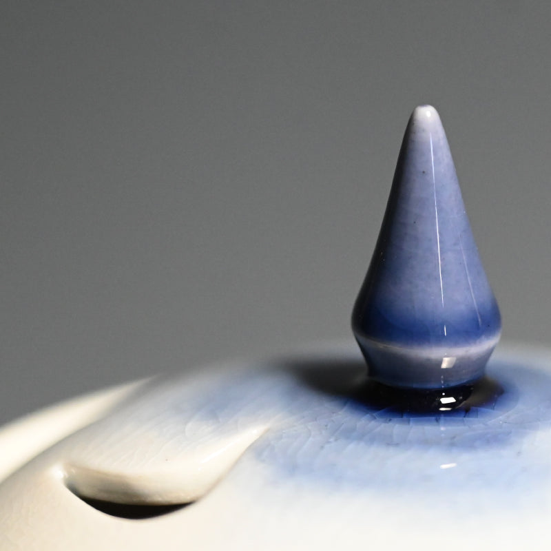 Yasokichi Koro Incense Burner ー四代 徳田 八十吉 “彩釉香炉”