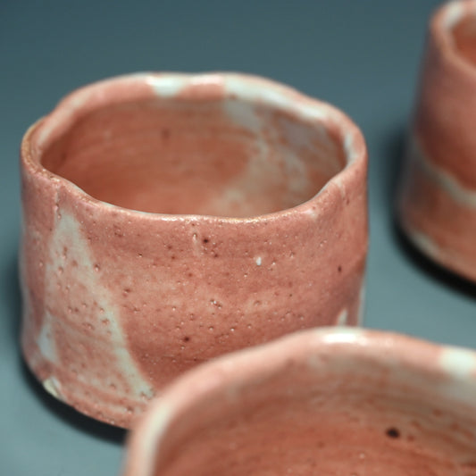 志野焼カップ ー山田和「志野向付」