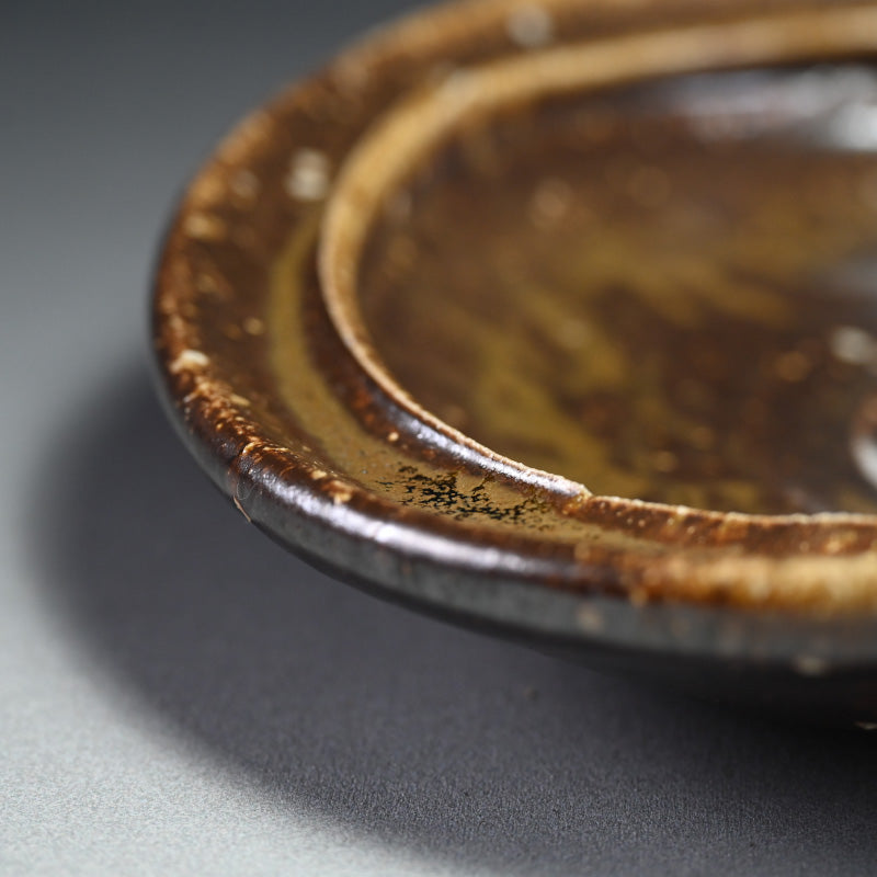 Large Iga Dish by Iga Legend ー小島 憲二 "伊賀焼 飴釉 沓鉢"