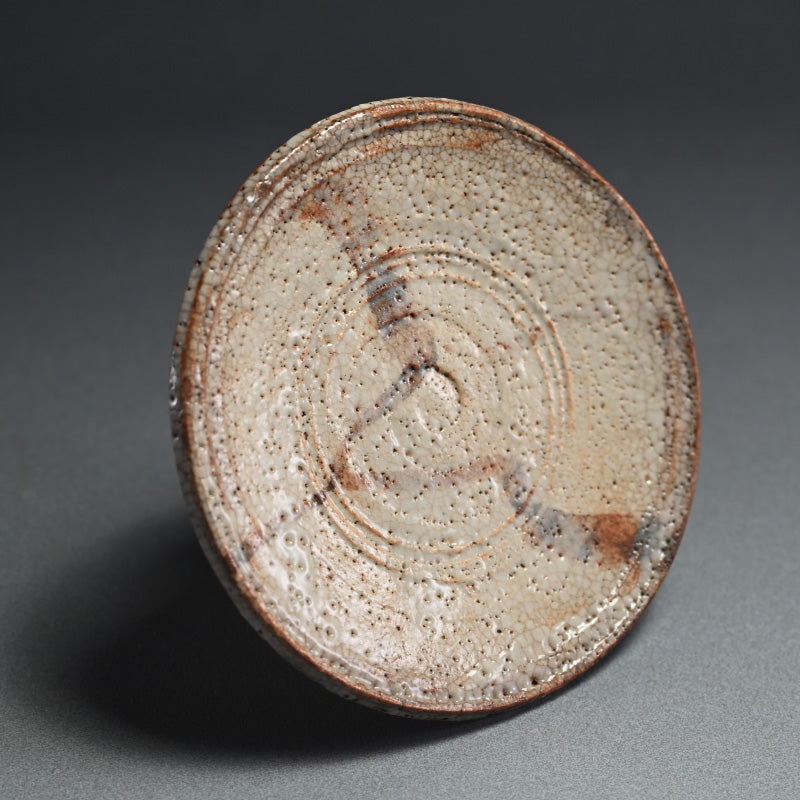 E-Shino Meme Zara Dish Set ー岡部 嶺男 "絵志野 銘々皿"