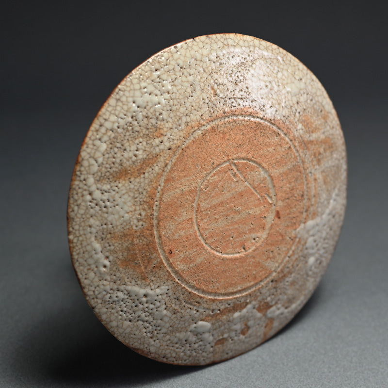 E-Shino Meme Zara Dish Set ー岡部 嶺男 "絵志野 銘々皿"