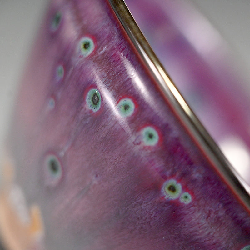 Kujaku Tenmoku Chawan Tea Bowl ー松山 雅英 "孔雀天目"