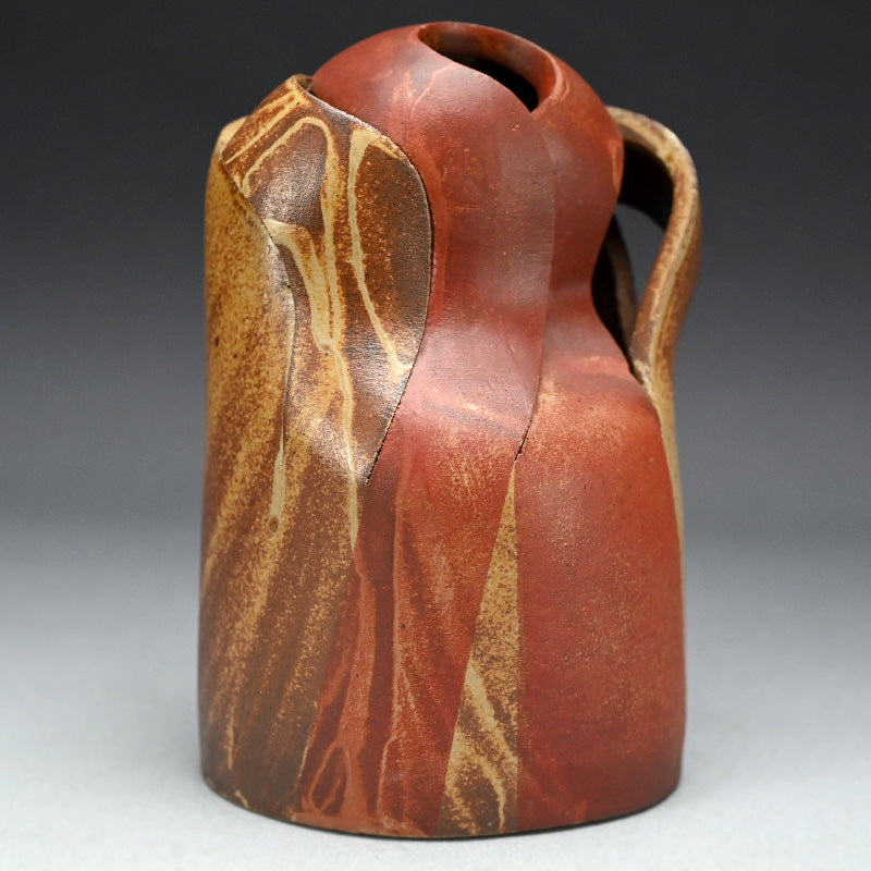 Sculptural Vase ー清水 六兵衛 "一輪指花陶容"