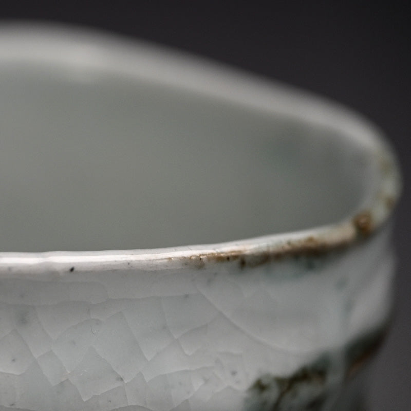 Contemporary White Chawan ー鯉江 良二 "引出し 白茶盌"