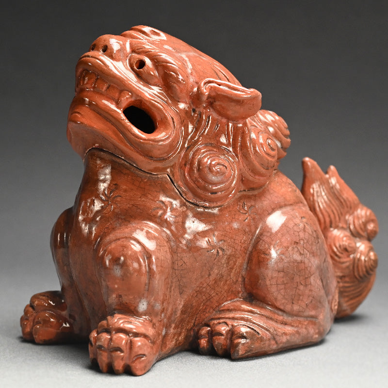 Red Raku Shishi Koro