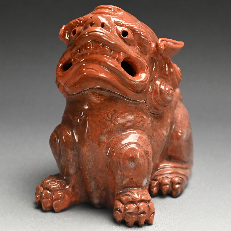 Red Raku Shishi Koro