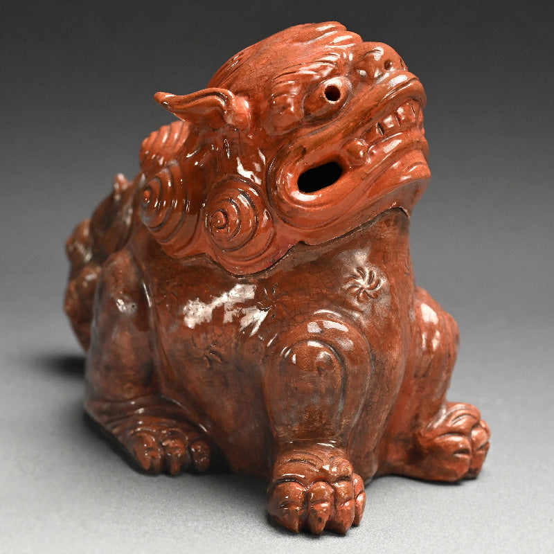 Red Raku Shishi Koro