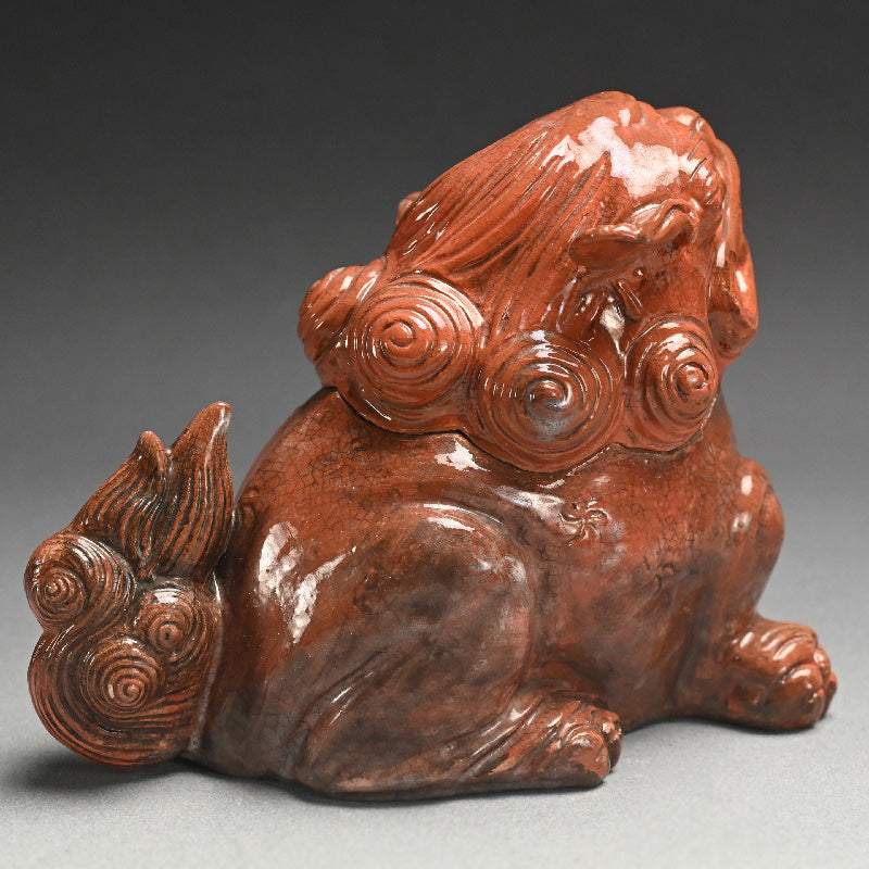 Red Raku Shishi Koro